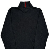 Tommy Hilfiger 1/4 Zip - Large Gray Cotton