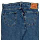 505 Levis Jeans - 35W 29L Blue Cotton
