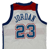 Michael Jordan Nike Washington Bullets Jersey - Large Blue Polyester