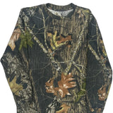 Age 12-13 Red Head Camo Long Sleeve T-Shirt - Large Khaki Cotton