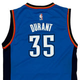 Oklahoma City Adidas Nba Jersey - Large Blue Polyester