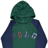 Age 10-12 Months Polo By Ralph Lauren Spellout Hoodie - Medium Green Cotton
