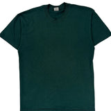 90S Blank Unbranded T-Shirt - 2XL Green Cotton Blend
