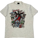 Single Stitch Captain Hook Changes Graphic T-Shirt - XL Gray Cotton