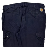 Carhartt Cargo Trousers - 38W 31L Navy Cotton