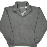 Fila 1/4 Zip - Large Gray Cotton Blend