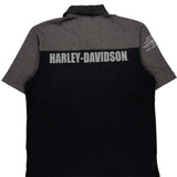 Fort Myers Harley Davidson Polo Shirt - Large Black Cotton Blend