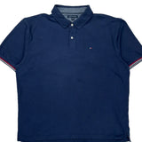 Tommy Hilfiger Polo Shirt - 2XL Navy Cotton
