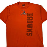 Browns Nfl T-Shirt - XL Orange Cotton