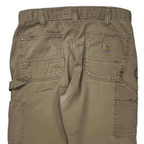 Carhartt Carpenter Trousers - 32W 31L Khaki Cotton