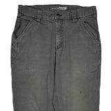 Carhartt Double Knee Carpenter Pants - 32W 31L Gray Cotton