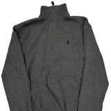 Polo By Ralph Lauren 1/4 Zip - Medium Gray Wool