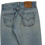 501 Levis Jeans - 27W 29L Light Wash Denim