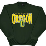 Made In USA Unbranded Oregon Ducks Sweatshirt - XL Green Cotton Blend