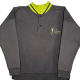The International Golf & Country Club Boss Collared 1/4 Zip - Large Green Cotton