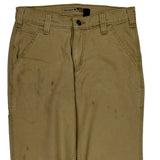 Carhartt Carpenter Trousers - 28W 30L Khaki Cotton