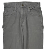 Durable Workwear Carhartt Cargo Carpenter Pants - 30W 34L Gray Cotton