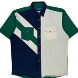 Wrangler Short Sleeve Shirt - Medium Green Cotton