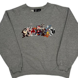 Warner Bros Cartoon Sweatshirt - Small Grey Cotton Blend