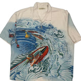 Tommy Bahama Graphic Hawaiian Shirt - XL Multicoloured Cotton