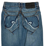 Rocawear Hip Hop Jeans - 32W 30L Blue Denim
