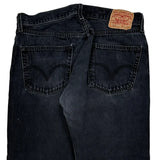 Levis Jeans - 36W 30L Black Cotton