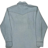 Wrangler Denim Shirt - XL Light Wash Cotton