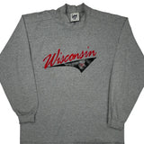 Wisconsin Lee Sport College Long Sleeve T-Shirt - XL Grey Cotton