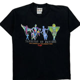 Millennium Celebration Disney Graphic T-Shirt - Medium Black Cotton