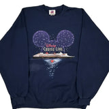 Cruise Line Disney Graphic Sweatshirt - 2XL Navy Cotton