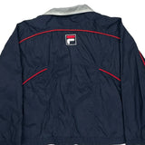Fila Windbreaker - Large Navy Nylon