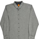 Boss Shirt - XL Grey Cotton