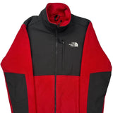 Denali The North Face Fleece Jacket - Medium Red Polyester