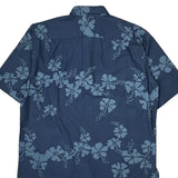 Commemorative Classics Reyn Spooner Floral Hawaiian Shirt - Large Blue Cotton