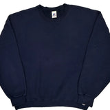 Russell Athletic Sweatshirt - XL Navy Cotton