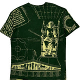 Anvil Graphic T-Shirt - XL Green Cotton