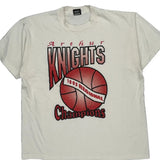 Arthur Knights 1993 Regional Champions Screen Stars Single Stitch T-Shirt - XL White Cotton Blend