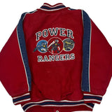 Age 4-5 Power Rangers Disney Graphic Varsity Jacket - XS Red Cotton
