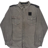 Motorcycle Harley Davidson Shirt - Large Grey Cotton