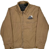 Advanced Industrial Services, Inc. Unbranded Jacket - Large Brown Cotton