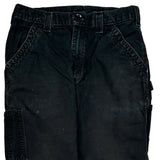 Carhartt Double Knee Carpenter Pants - 31W 30L Black Cotton