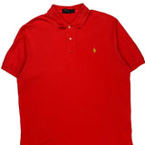 Polo By Ralph Lauren Polo Shirt - XL Red Cotton