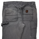 Rk Brand Carpenter Trousers - 36W 30L Grey Cotton