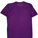 Blank Jerzees Single Stitch T-Shirt - XL Purple Cotton Blend