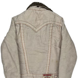 Jimmy Sherpa Boy Girl True Religion Contrast Stitch Cord Jacket - XS Beige Corduroy