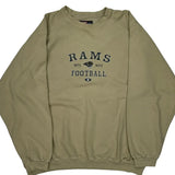 Los Angeles Rams Nfl Sweatshirt - XL Beige Cotton
