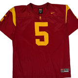 USc Trojans Nike Football Jersey - Large Red Polyester