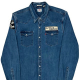 Levis Denim Shirt - Large Blue Cotton
