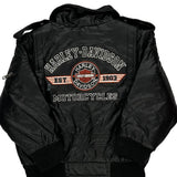 Age 3 Harley Davidson Leather Jacket - 2XS Black Faux Leather