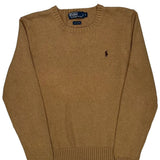 Polo By Ralph Lauren Sweater - Small Beige Cotton